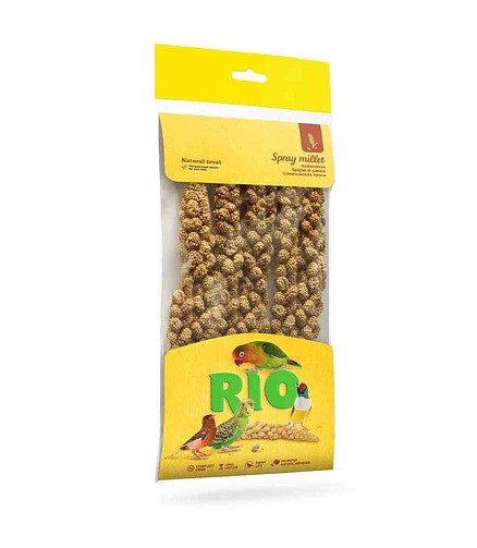 Корм для птиц RIO Сенегальское просо в колосьях (100г) 438x503 в Материке