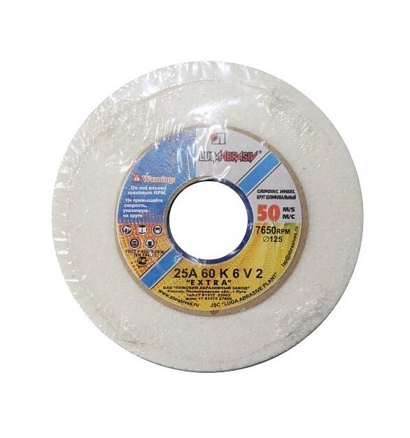 Круг шлифовальный ЛУГА 25А 175х20х32 60K6V50 586x674 в Материке