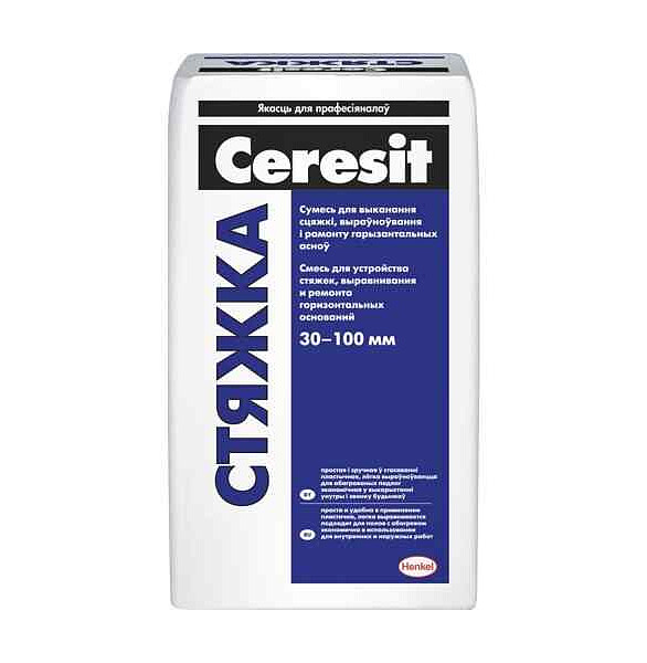 Стяжка CERESIT для пола цементная, 25кг 586x674 Стяжка CERESIT для пола цементная, 25кг 586x674 в Материке