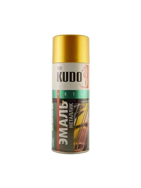 Эмаль аэроз. KUDO золото, 520мл 495x660 Эмаль аэроз. KUDO золото, 520мл 495x660 в Материке