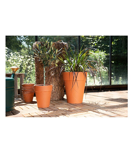 Горшок NATUR XL (17x20см) терракота кирпичный T-143-001-17 438x503 в Материке - Вариант 3
