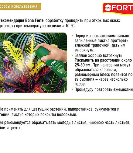 Блеск для листьев BONA FORTE (300мл) 438x503 в Материке - Вариант 2