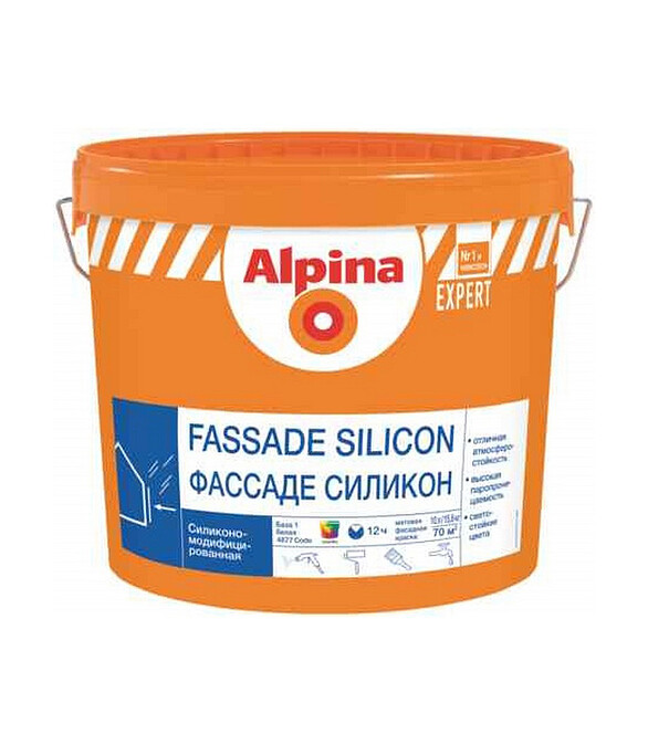 Краска Alpina EXPERT Fassade Silicon Б3 силикон-модифиц, 9,4л/13,4кг 586x674 Краска Alpina EXPERT Fassade Silicon Б3 силикон-модифиц, 9,4л/13,4кг 586x674 в Материке