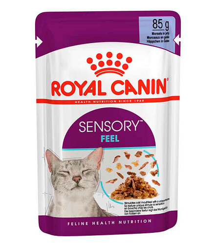 Корм для кошек Royal Canin Sensory Feel кусочки в желе (85г) 438x503 в Материке