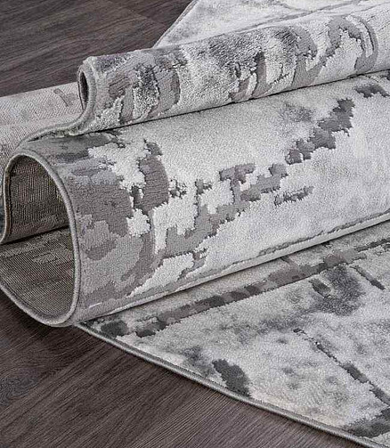 Ковер ARMINA 03752A Grey/Grey 160*230, овал 438x503 в Материке - Вариант 2