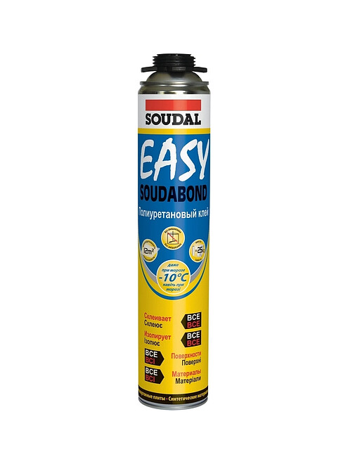 Клей-пена SOUDAL Soudabond Easy зима полиуретановый профессиональный, 750мл 495x660 Клей-пена SOUDAL Soudabond Easy зима полиуретановый профессиональный, 750мл 495x660 в Материке