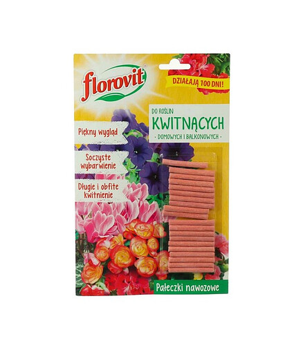 Удобрение FLOROVIT для Цветущих палочки (уп=20шт) 438x503 в Материке