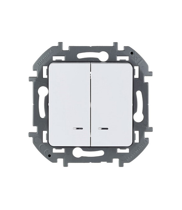 Выключатель Legrand INSPIRIA 673630 2кл. подсв. белый 586x674 Выключатель Legrand INSPIRIA 673630 2кл. подсв. белый 586x674 в Материке