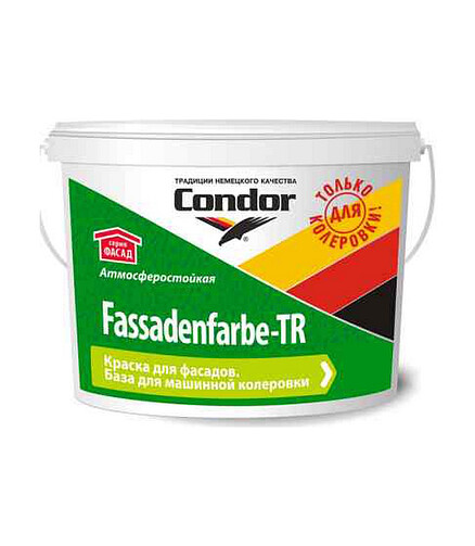 Краска Condor Fassadenfarbe TR, 3кг 438x503 в Материке
