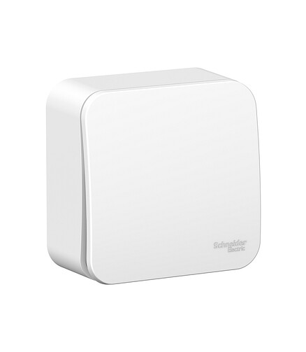 Выключатель ОУ SE BLANCA BLNVA101011 1кл. белый 438x503 в Материке - Вариант 2