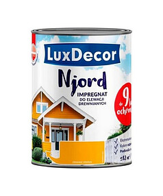 Краска LuxDecor Njord антисептик д/древесины Зимнее солнце 0,75л