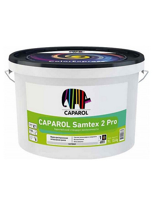 Краска Caparol Samtex 2 Pro Б3 матовая, 2,35л 495x660 Краска Caparol Samtex 2 Pro Б3 матовая, 2,35л 495x660 в Материке