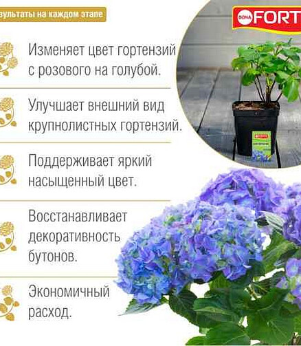 Средство BONA FORTE Радуга для гортензий для изменения цвета (100г) 438x503 в Материке - Вариант 2