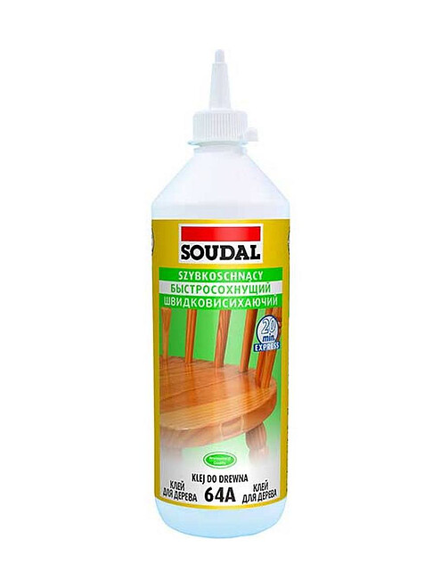 Клей SOUDAL 64A быстросохнущий для дерева, 750г 495x660 Клей SOUDAL 64A быстросохнущий для дерева, 750г 495x660 в Материке