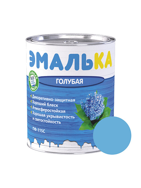 Эмаль ПФ-115С ЭМАЛЬКА голубая, 0,8кг 495x660 Эмаль ПФ-115С ЭМАЛЬКА голубая, 0,8кг 495x660 в Материке