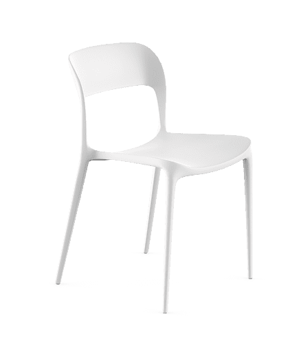 Стул ECLIPSE (41x43x83см) пластик белый PP0003W4 438x503 в Материке