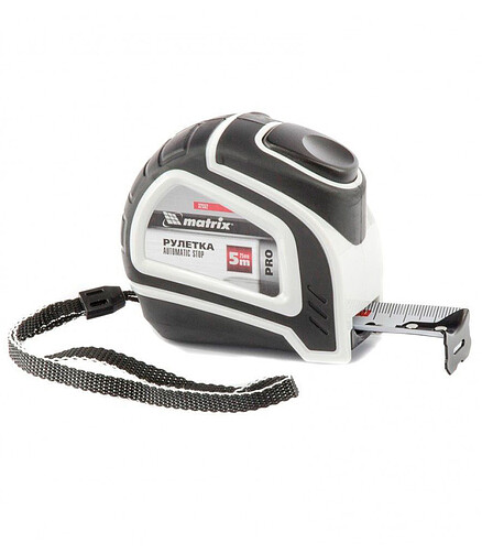 Рулетка MATRIX Autostop 5мх25мм 2К 438x503 в Материке