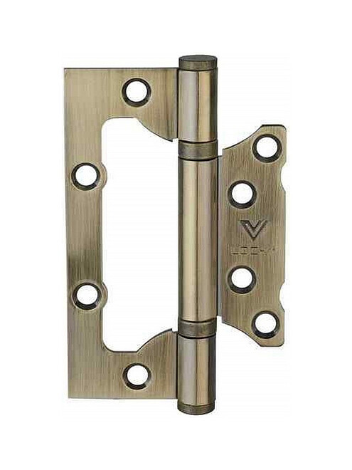 Петля дверная накладная универсальная LOCKIT 100*75 (AB) (уп=2шт) 495x660 Петля дверная накладная универсальная LOCKIT 100*75 (AB) (уп=2шт) 495x660 в Материке