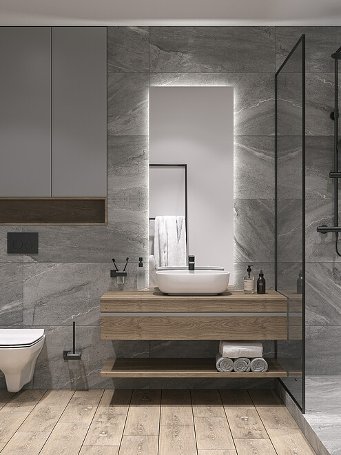 Керамогранит Cersanit CASTELLO 44,8х89,8 см 1,206 м2 цвет серый 495x660 Керамогранит Cersanit CASTELLO 44,8х89,8 см 1,206 м2 цвет серый 495x660 в Материке