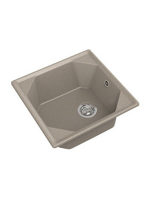 Мойка GRANFEST GF-U-500 500x500мм иск.мрамор-песочный (сифон в комплекте) 495x660 Мойка GRANFEST GF-U-500 500x500мм иск.мрамор-песочный (сифон в комплекте) 495x660 в Материке
