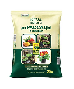 БиоГрунт для рассады и овощей KEVA BIOTERRA (20л)