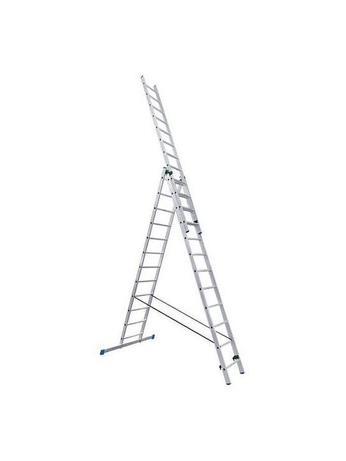 Лестница универсальная LadderBel алюмин. 3-секционная 12 ступ. LS312 495x660 Лестница универсальная LadderBel алюмин. 3-секционная 12 ступ. LS312 495x660 в Материке