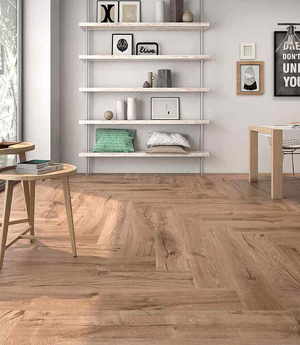 Керамогранит Geotiles BRICOLA 20х120 см 1,68 м2 цвет miel 438x503 в Материке