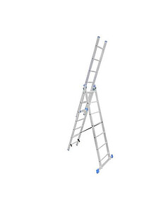 Лестница универсальная LadderBel алюмин. 3-секционная 7 ступ. LS307