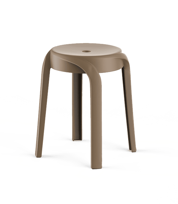 Табурет ECLER (29x29x45) пластик капучино PP0006C4 586x674 Табурет ECLER (29x29x45) пластик капучино PP0006C4 586x674 в Материке
