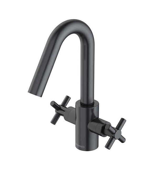 Смеситель NEO CLASSIC 270210000 (для умывальника) графитовый 586x674 Смеситель NEO CLASSIC 270210000 (для умывальника) графитовый 586x674 в Материке
