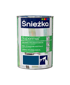 Эмаль SNIEZKA Supermal МФ голубая глянцевая 0,8л