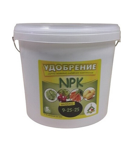 Удобрение Азотно-Фосфорно-Калийное 9-25-25 (5кг) 438x503 в Материке