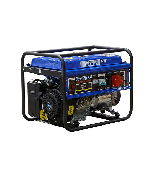 Генератор ECO PE-8501S3 2,1кВт/230В 6,5кВт/400В 586x674 Генератор ECO PE-8501S3 2,1кВт/230В 6,5кВт/400В 586x674 в Материке