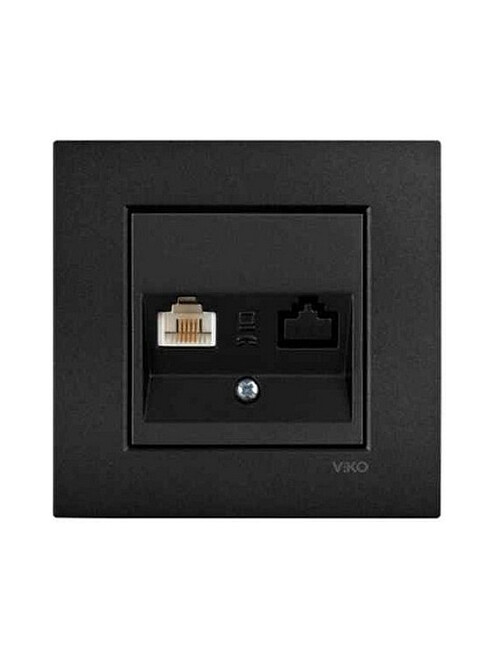 Розетка комп. Viko NOVELLA 92105532 черный 495x660 Розетка комп. Viko NOVELLA 92105532 черный 495x660 в Материке