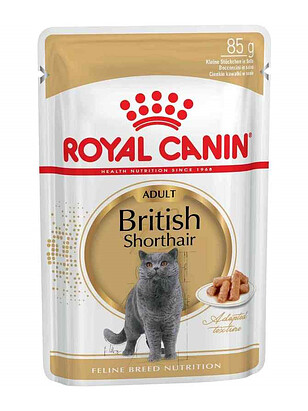 Корм для кошек Royal Canin British Shorthair кусочки в соусе (85г) 238x286 в Материке