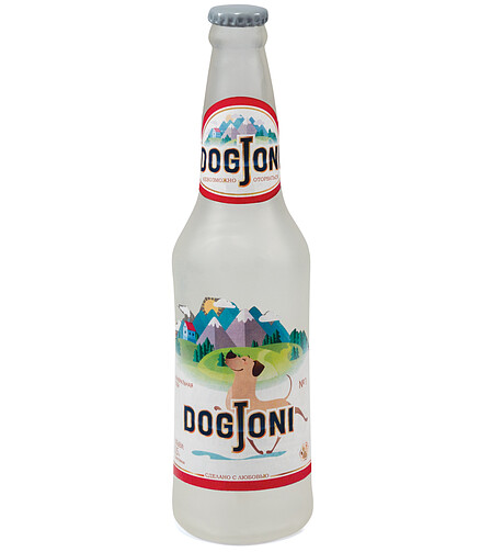 Игрушка для собак Triol "Бутылка - DogJoni" винил (24 см) 438x503 в Материке