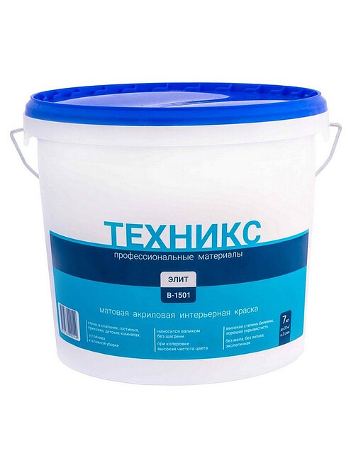 Краска ТЕХНИКС Элит белая, 7кг 495x660 Краска ТЕХНИКС Элит белая, 7кг 495x660 в Материке