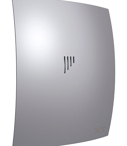 Вентилятор DICITI Breeze 4C Gray metal d100 с обр.клапаном 438x503 в Материке - Вариант 2