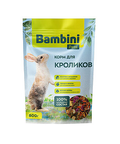 Корм для кроликов Bambini Pets (0,8кг) 238x286 в Материке