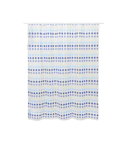 Штора для ванной комнаты PEVA BASIC PUNTI MULTI 08092, 180x200см с кольцами 438x503 в Материке
