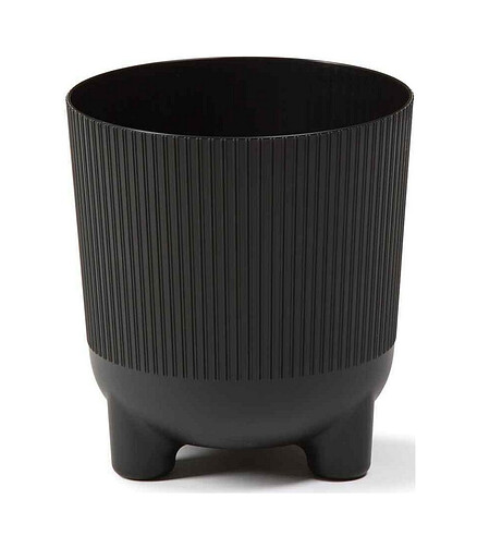 Кашпо ARIA JUMPER (14x15см) пластик черный LA225-04 438x503 в Материке