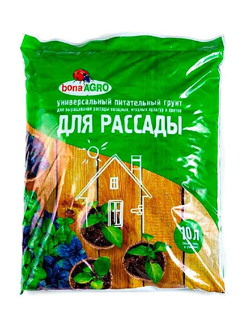 Грунт bonaAGRO Универсальный питательный (10л) 495x660 Грунт bonaAGRO Универсальный питательный (10л) 495x660 в Материке