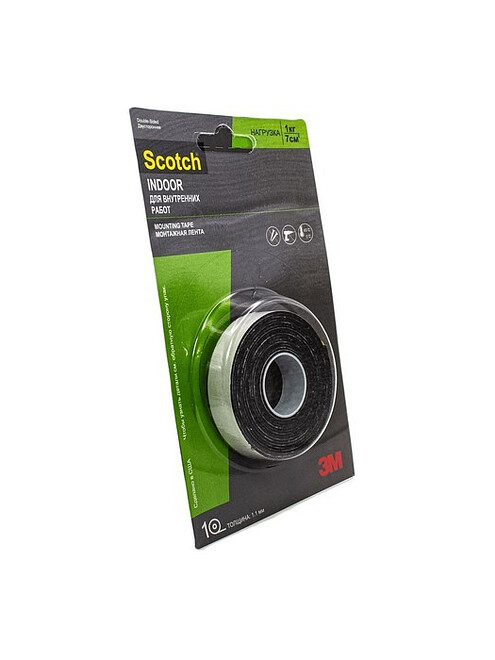 Лента двусторонняя чернаяа Scotch 9536-B 12мм*2м*1,1мм 495x660 Лента двусторонняя чернаяа Scotch 9536-B 12мм*2м*1,1мм 495x660 в Материке