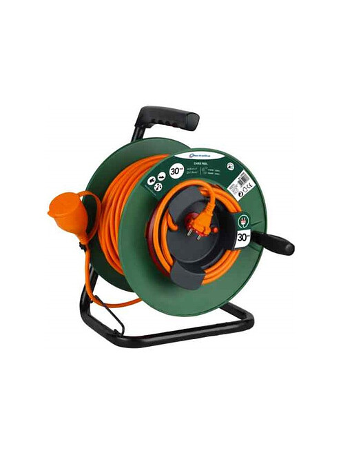 Удлинитель на катушке сад. ELECTRALINE 49236 1роз. 30м 2х1,5 фикс.блок 495x660 Удлинитель на катушке сад. ELECTRALINE 49236 1роз. 30м 2х1,5 фикс.блок 495x660 в Материке