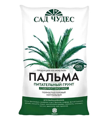 Грунт САД ЧУДЕС Пальма питательный (5л) 438x503 в Материке