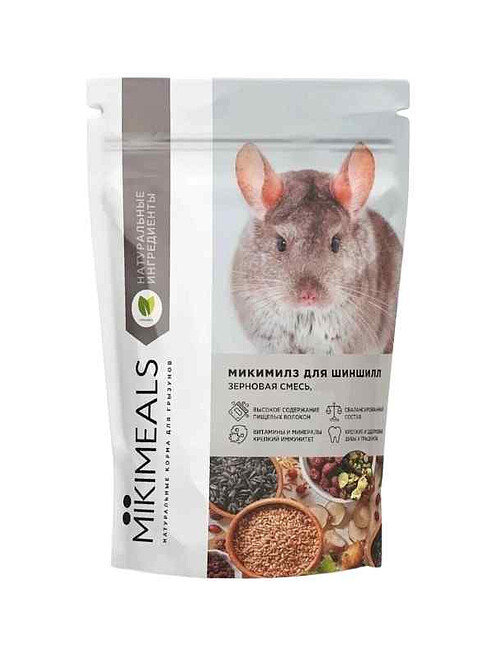 Корм для шиншилл MIKIMEALS (800г) 495x660 Корм для шиншилл MIKIMEALS (800г) 495x660 в Материке