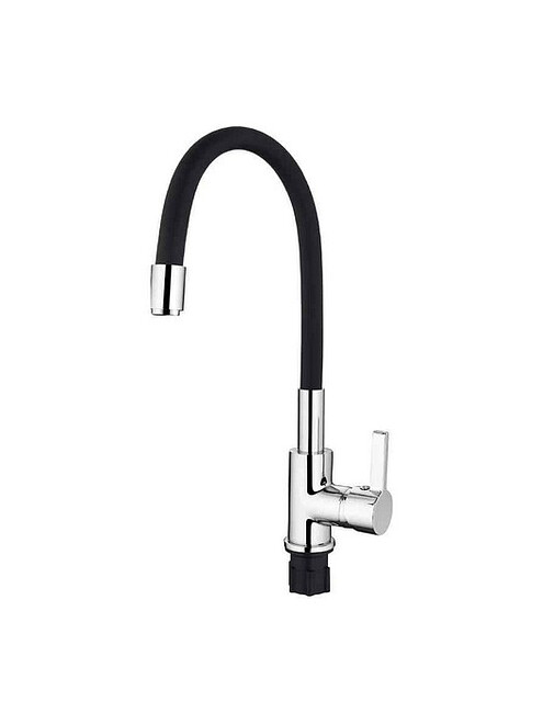 Смеситель CORAL CL 519 B (для кухни) черный, гибкий излив 495x660 Смеситель CORAL CL 519 B (для кухни) черный, гибкий излив 495x660 в Материке