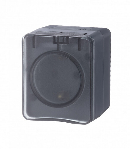 Розетка SE ATLAS Design IP54 ATN544045 1мест. с/з антрацит 438x503 в Материке
