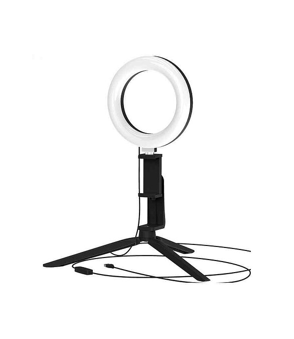 Светильник настол. GAUSS Ring Light RL001 с креп. д/телефона светодиод. 10W 586x674 Светильник настол. GAUSS Ring Light RL001 с креп. д/телефона светодиод. 10W 586x674 в Материке