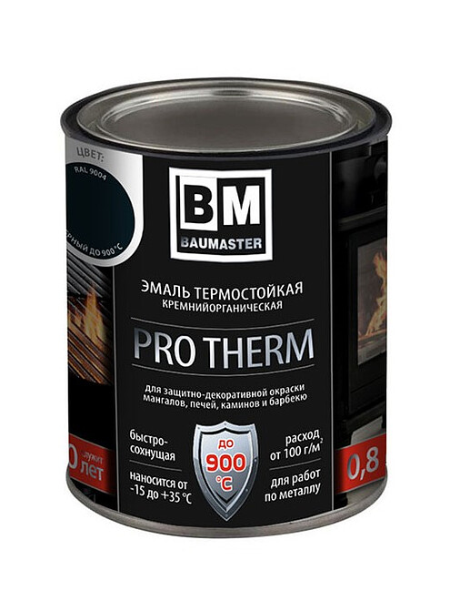 Эмаль BAUMASTER термост. серебристо-серая RAL9022 до 600°С, 0,8кг 495x660 Эмаль BAUMASTER термост. серебристо-серая RAL9022 до 600°С, 0,8кг 495x660 в Материке